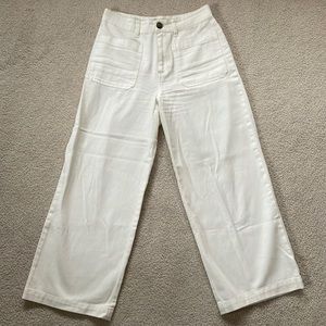Who What Wear White Cotton Pants